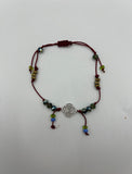 Flower Link Knot Bracelet - Kel’s Lampworked Glass Jewellery & More