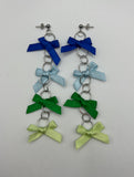 Dainty Bow Studs- Kel’s Lampworked Glass Jewellery & More