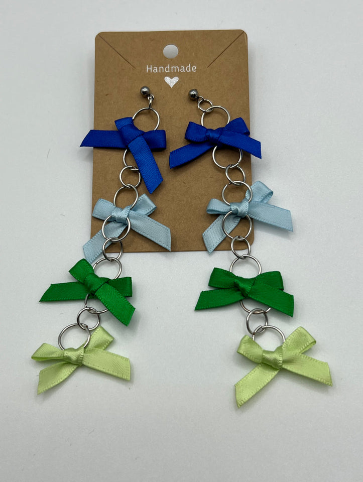 Dainty Bow Studs - Kel’s Lampworked Glass Jewellery & More