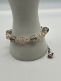 Caged Beads Jewellery Set - Kel’s Lampworked Glass Jewellery & More