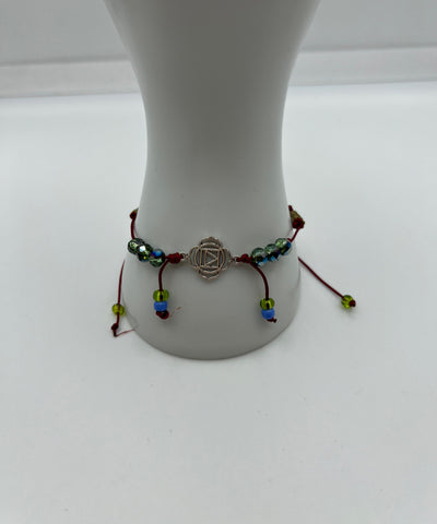 Flower Link Knot Bracelet - Kel’s Lampworked Glass Jewellery & More