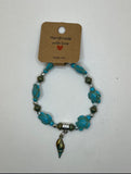 Turtle Love Stretch Bracelet - Kel’s Lampworked Glass Jewellery & More