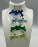 Dainty Bow Studs - Kel’s Lampworked Glass Jewellery & More