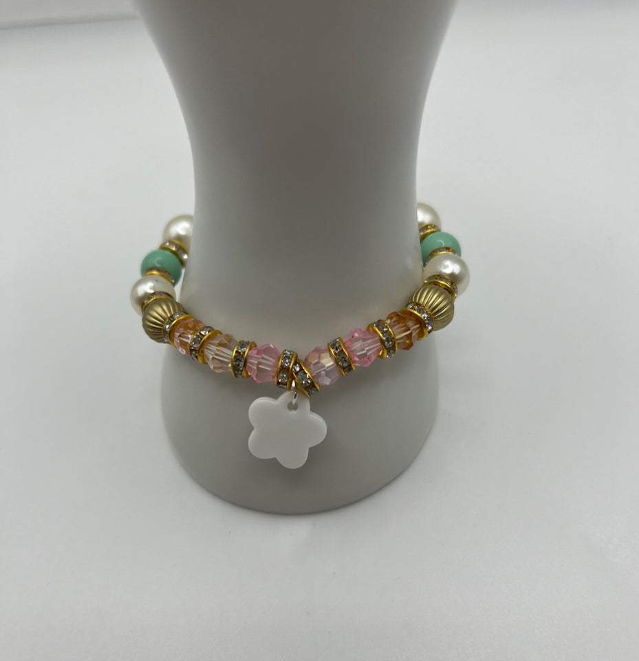 The Cinderella Stretch Bracelet - Kel’s Lampworked Glass Jewellery & More