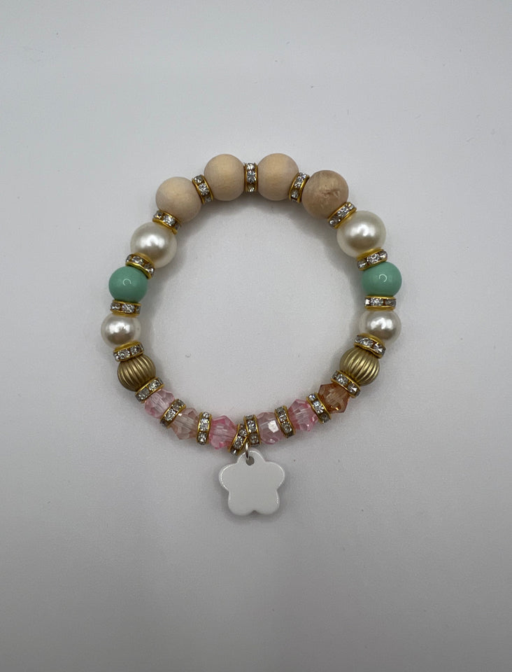 The Cinderella Stretch Bracelet - Kel’s Lampworked Glass Jewellery & More