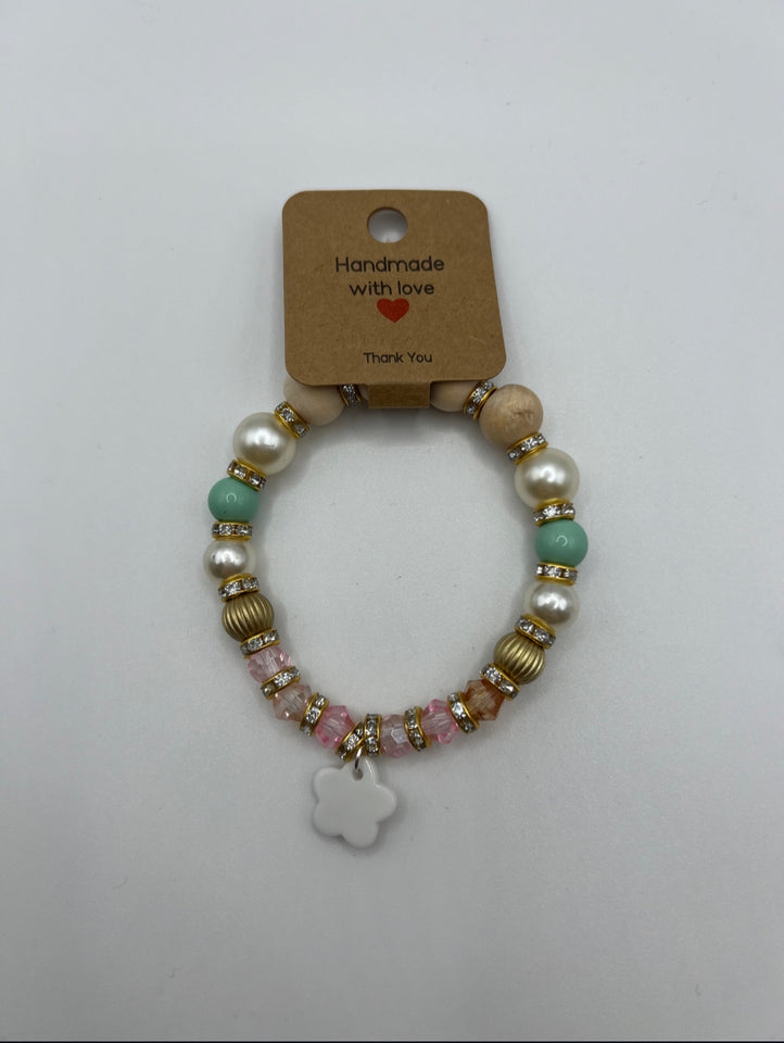 The Cinderella Stretch Bracelet - Kel’s Lampworked Glass Jewellery & More