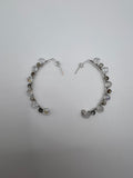 Handmade Crystal Czech Bead Earrings- Diamond Inspired Jewellery Kel’s Lampworked Glass Jewellery & More