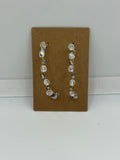 Handmade Crystal Czech Bead Earrings- Diamond Inspired Jewellery Kel’s Lampworked Glass Jewellery & More