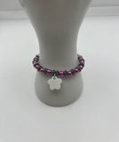 The Flowering Pink Beauty Stretch Bracelet Kel’s Lampworked Glass Jewellery & More