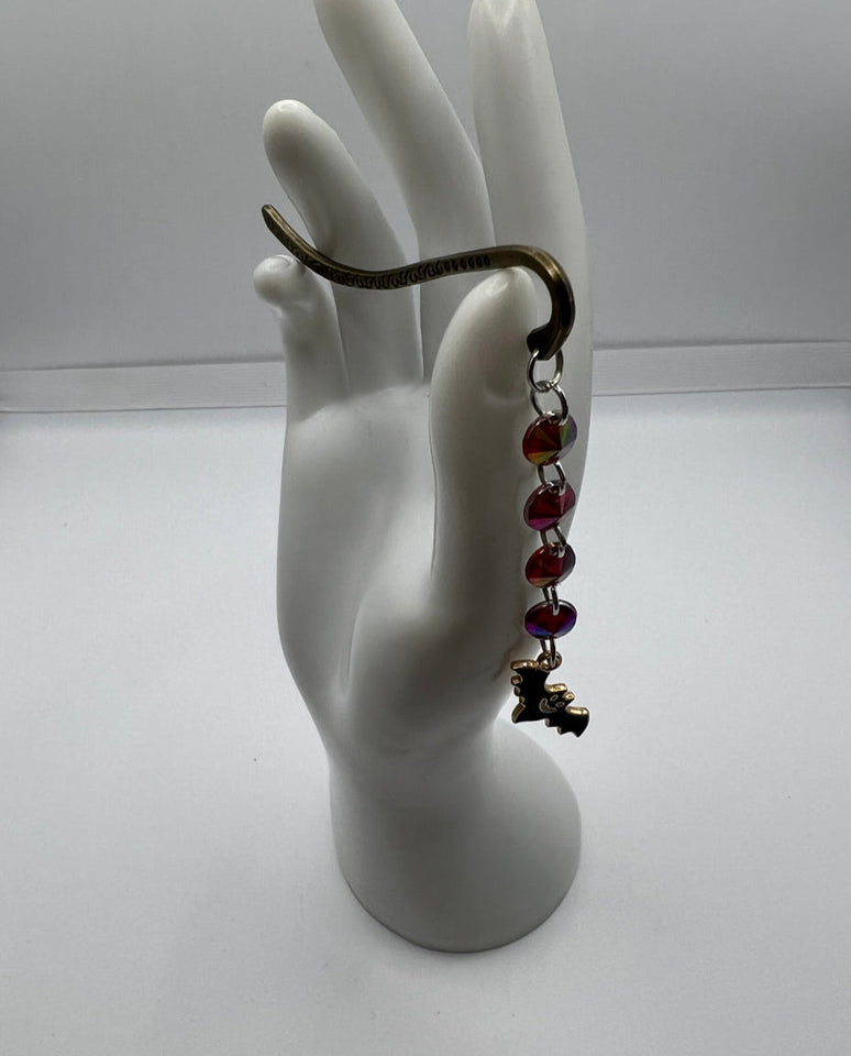 The Antique Bronze Black Bat Bookmark Kel’s Lampworked Glass Jewellery & More