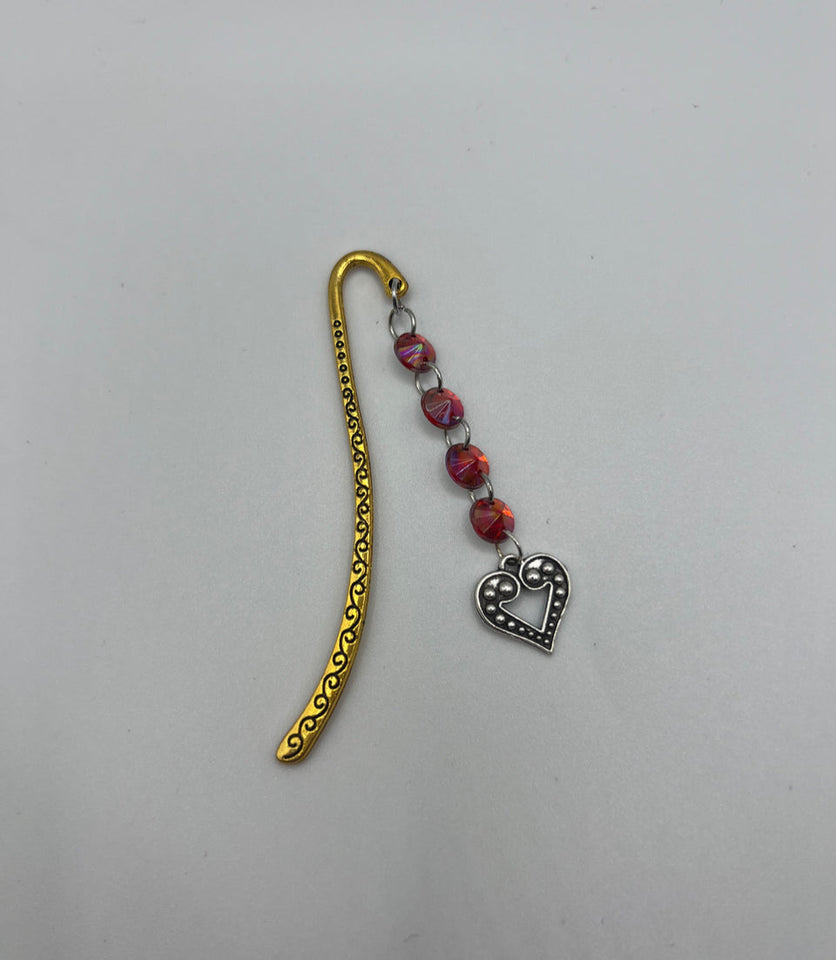 Sweet Heart Bookmark Kel’s Lampworked Glass Jewellery & More