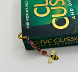 Flaming Buzzy Bee Bookmark Kel’s Lampworked Glass Jewellery & More