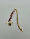 Flaming Buzzy Bee Bookmark Kel’s Lampworked Glass Jewellery & More