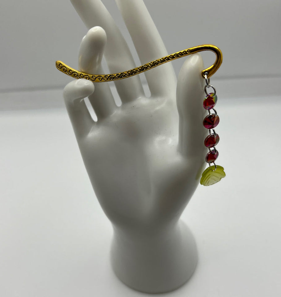 The Floating Leaf Bookmark Kel’s Lampworked Glass Jewellery & More