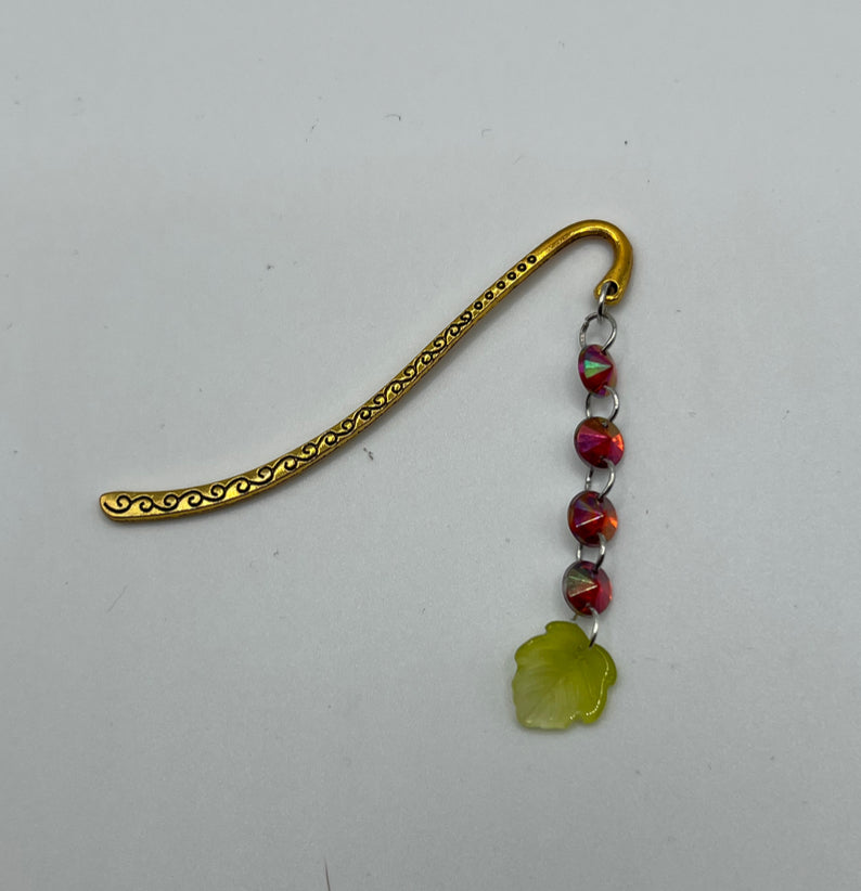 The Floating Leaf Bookmark Kel’s Lampworked Glass Jewellery & More
