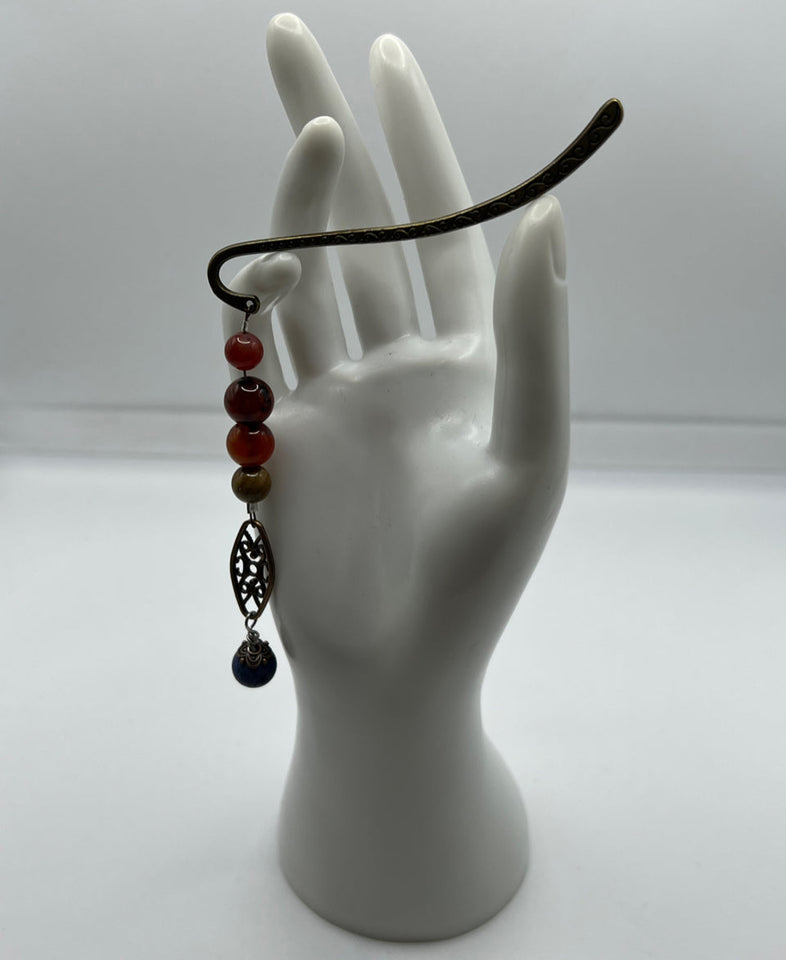 Gemstone Filigree Bookmark Kel’s Lampworked Glass Jewellery & More
