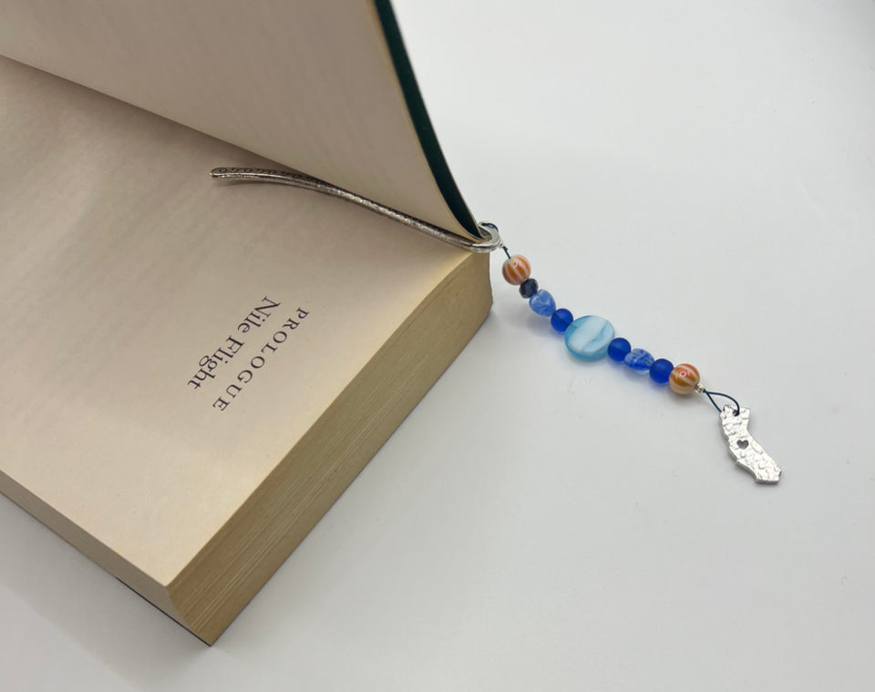 California Dreaming Bookmark Kel’s Lampworked Glass Jewellery & More