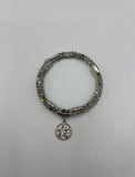 Under The Moon And Stars Two Wrap Memory Wire Bracelet Kel’s Lampworked Glass Jewellery & More