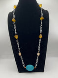 Sea Glass Links Necklace Kel’s Lampworked Glass Jewellery & More