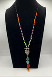 Dichro Leaf Necklace Kel’s Lampworked Glass Jewellery & More