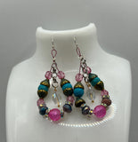 All The Colours Earrings Kel’s Lampworked Glass Jewellery & More