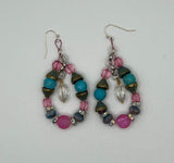All The Colours Earrings Kel’s Lampworked Glass Jewellery & More