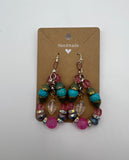 All The Colours Earrings Kel’s Lampworked Glass Jewellery & More