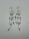 The Filigree Triangle Earrings Kel’s Lampworked Glass Jewellery & More