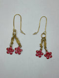 Bunch Of Flowers Earrings Kel’s Lampworked Glass Jewellery & More