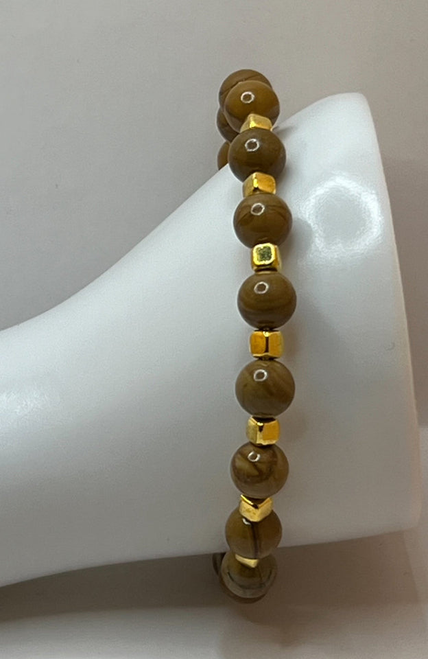 Mookaite Bangle Kel’s Lampworked Glass Jewellery & More