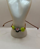 Chunky Cloisonne Adjustable Bracelet Kel’s Lampworked Glass Jewellery & More