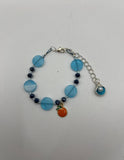 Just Peachy Bracelet Kel’s Lampworked Glass Jewellery & More