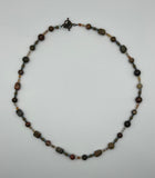 Double Jasper Necklace Kel's Lampworked Glass Jewellery & More