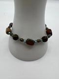 Double Jasper Bracelet Kel's Lampworked Glass Jewellery & More