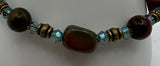 Double Jasper Bracelet Kel's Lampworked Glass Jewellery & More