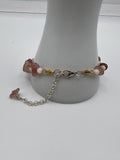 Strawberry & Shell Bracelet Kel's Lampworked Glass Jewellery & More