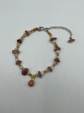 Strawberry & Shell Bracelet Kel's Lampworked Glass Jewellery & More