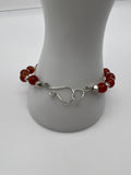 Carnelian Bangle Kel's Lampworked Glass Jewellery & More