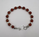 Carnelian Bangle Kel's Lampworked Glass Jewellery & More