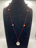 Tree Of Life Agate Adjustable Unisex Necklace Kel's Lampworked Glass Jewellery & More