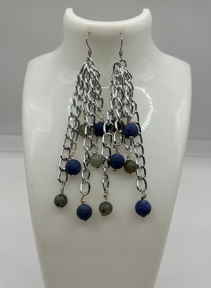 Raindrops Earring Kel's Lampworked Glass Jewellery & More