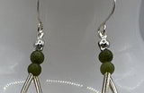 Mixed Metal Delight Earrings Kel's Lampworked Glass Jewellery & More