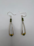 Mixed Metal Delight Earrings Kel's Lampworked Glass Jewellery & More