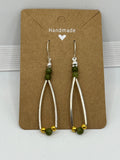 Mixed Metal Delight Earrings Kel's Lampworked Glass Jewellery & More