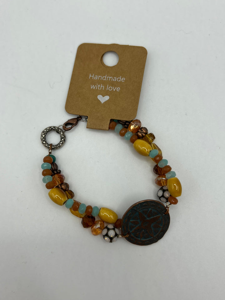 In The Right Direction Bracelet Kel's Lampworked Glass Jewellery & More