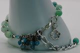 Amazonite Cha Cha Bracelet Kel's Lampworked Glass Jewellery & More