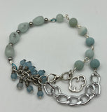 Amazonite Cha Cha Bracelet Kel's Lampworked Glass Jewellery & More