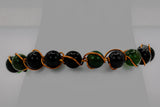 Chryicolla Spiral Bangle Kel's Lampworked Glass Jewellery & More
