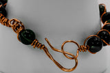 Chryicolla Spiral Bangle Kel's Lampworked Glass Jewellery & More