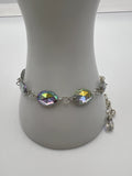 Oval Gem acrylic Drops Bracelet Kel's Lampworked Glass Jewellery & More